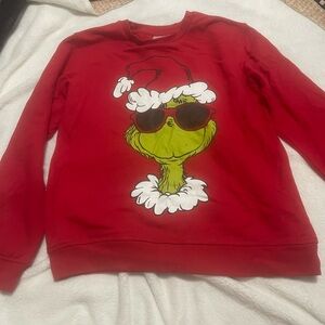 Dr. Seuss Red Grinch Sweatshirt